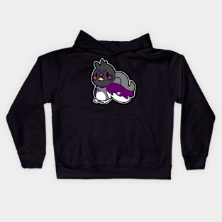 pride birb- Asexual Variant Kids Hoodie